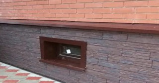 Облицовка цоколя панелями под камень в Горячем Ключе в октябре
