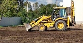 Выравнивание рельефа в Горячем Ключе в октябре