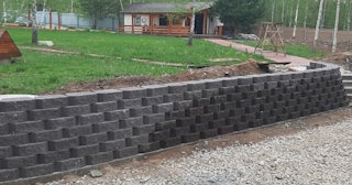 Установка подпорной стенки в Горячем Ключе: качество и цена от 2842 руб.